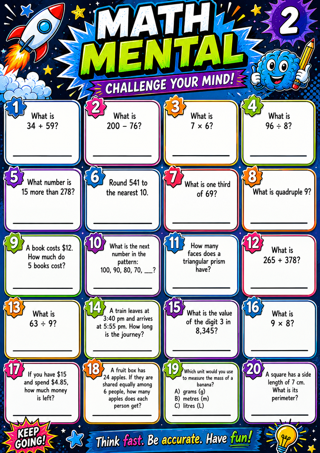 Math Mentals 2